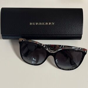 Burberry Tortoise and Black Sunglasses